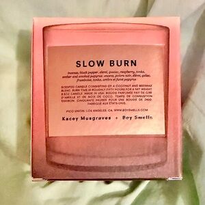 Slow Burn Kacey Musgraves Scented Candle by Boy Smells— New in box